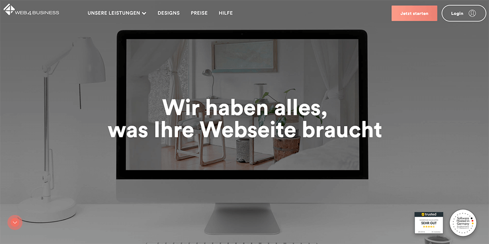 Homepage-Baukasten web4business