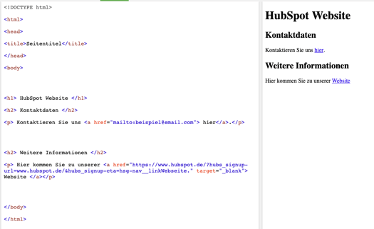 Übersicht: Die wichtigsten HTML-Befehle