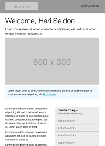 Screenshot HTML-E-Mail-Vorlage Headerbild