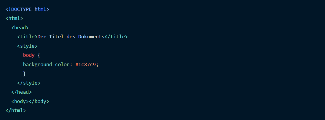 HTML Hintergrundfarbe festlegen und ändern: So gehen Sie vor