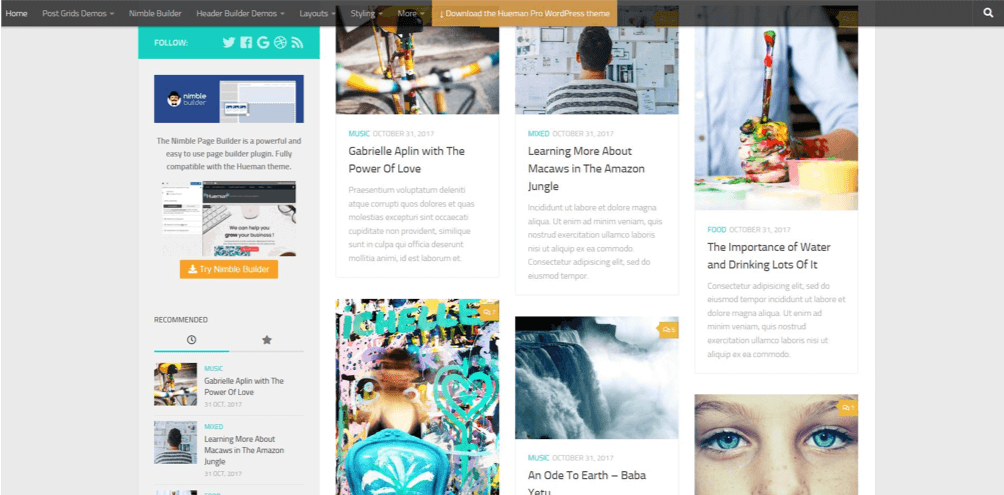 HubSpot-wordpress-template-hueman