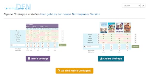 Foodle Meeting-Planner-Tool