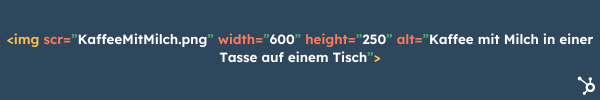 HTML-Bild-Tag mit hight und width