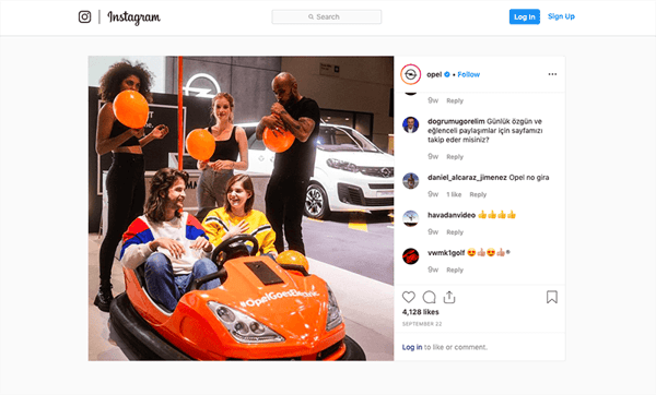 Bilder von der Opel Influencer-Marketing-Kampagne 