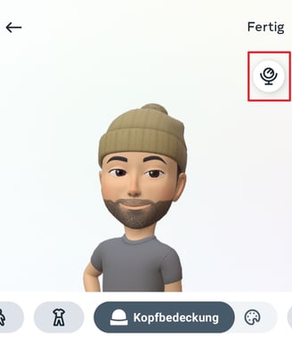 Körperliche Äußerlichkeiten von Instagram-Avatar