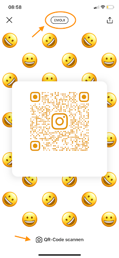 Instagram QR Code in App erstellen