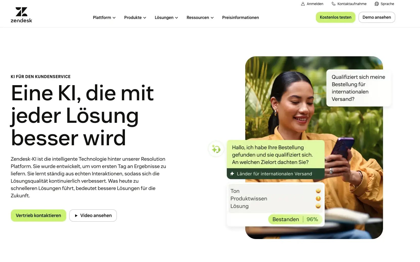 KI-Customer-Service-Tool Zendesk