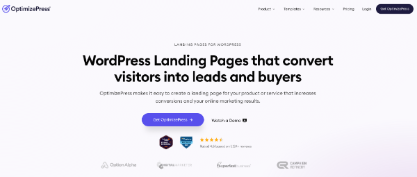 Landing-Page-Builder OptimizePress