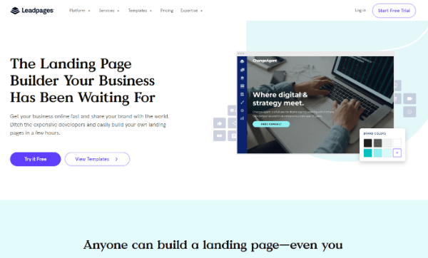 Landing-Page-Builder Leadpages