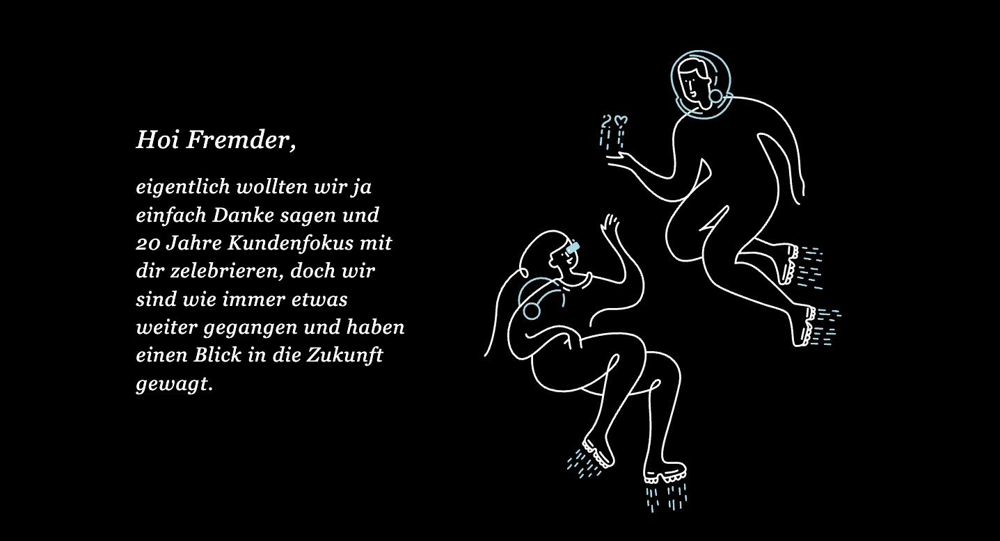 Screenshot Landingpage von Stimmt.ch