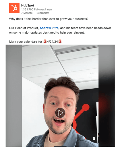 LinkedIn-Post Spotlight HubSpot