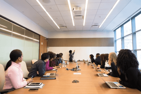 Team erstellt Operational Level Agreement in Meetingraum