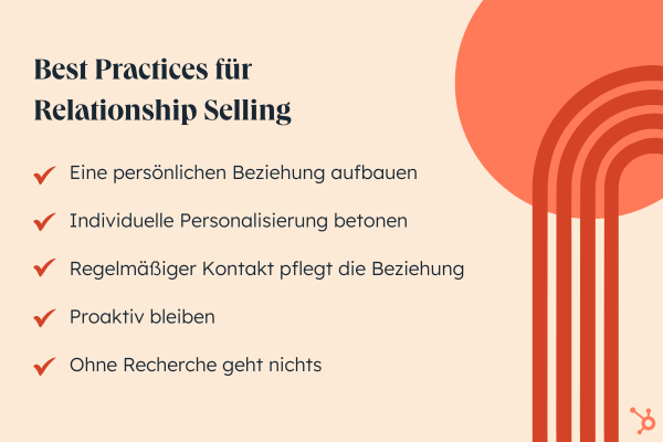 Grafik Best Practices für Relationship Selling