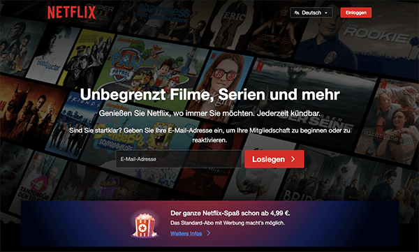 Netflix Webseite schoene-webseiten-netflix-hauptlandingpage