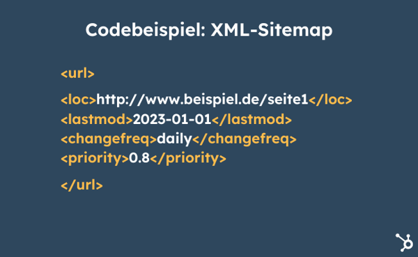 Codebeispiel XML-Sitemap