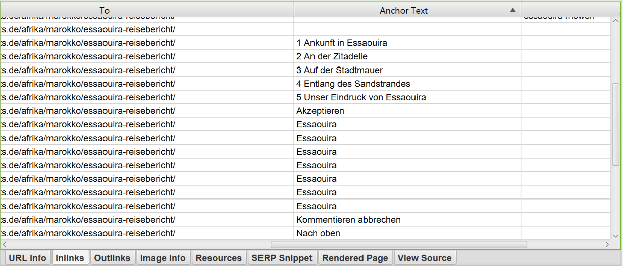 screaming-frog-ankertext-analyse