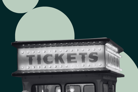 Ticketsystem beim Verkauf von Tickets für das Kino 