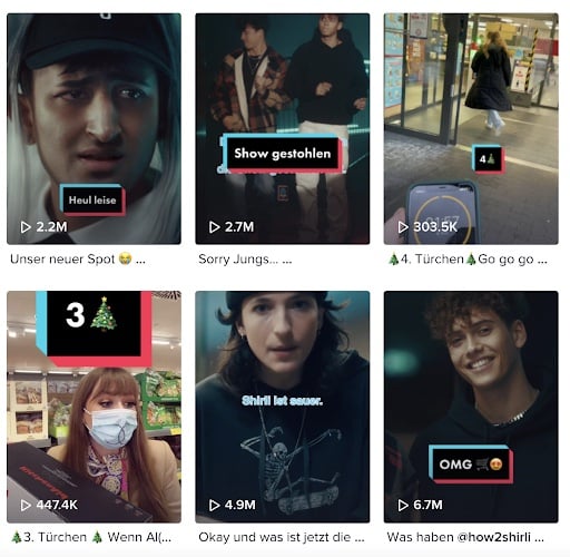 TikTok-Werbung Beispiel Aldi Süd