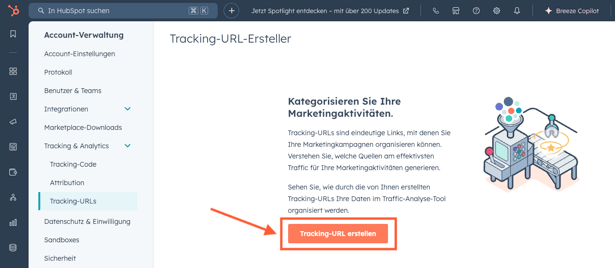 UTM-Parameter erstellen in HubSpot