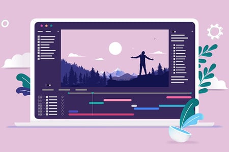 Grafik zeigt Videobearbeitungsprogramm