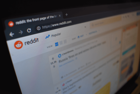 Screenshot von Reddit