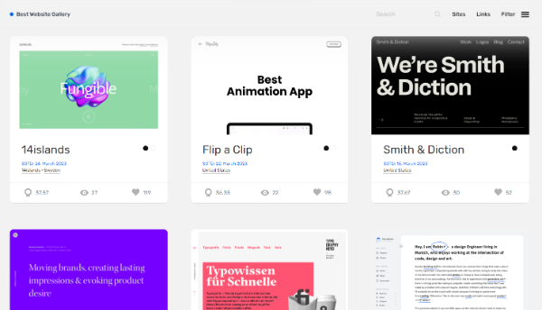 Webdesign-Inspiration Best Website Gallery