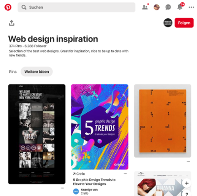 webdesign-inspiration-auf-pinterest