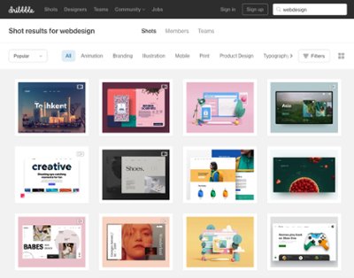 webdesign-inspiration-dribble-webseite