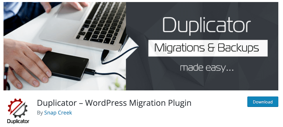 Mit WordPress umziehen via Plugin Duplicator