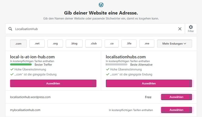 HubSpot Wordpress Website Domain