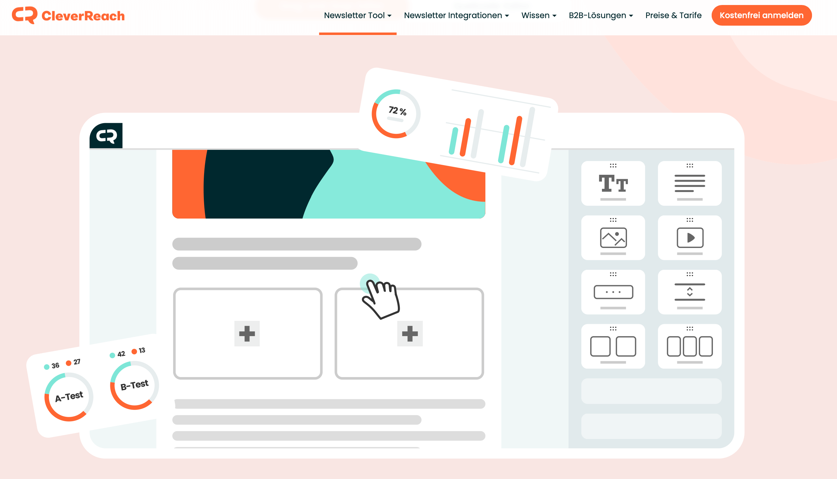 Bild der CleverReach Software