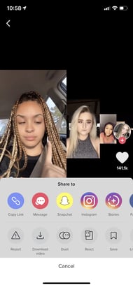 ein duett bei tiktok