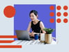 woman uses content hub