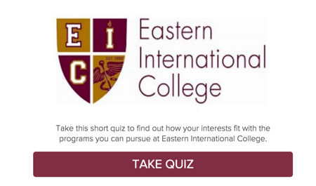 Eastern International College - Quiz zum Studienfach
