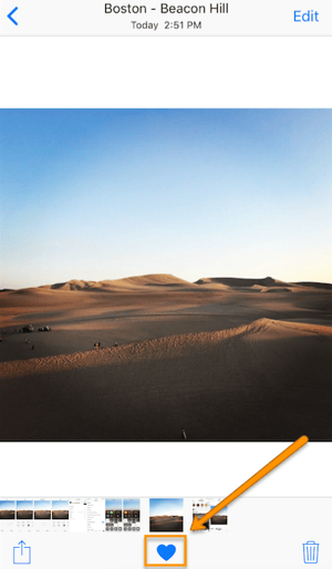 Fotos in Instagram als Favoriten markieren Fotos in Instagram als Favoriten markieren
