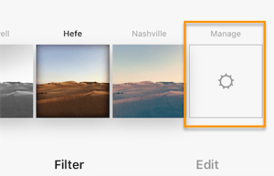 Filter in Instagram verwalten Filter in Instagram verwalten