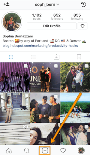 Ein Foto bei Instagram hochladen Ein Foto bei Instagram hochladen
