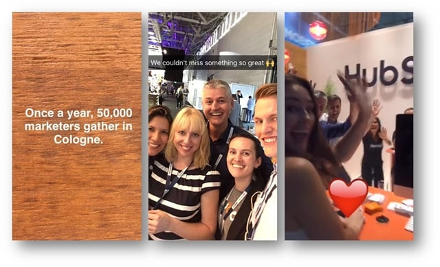 Snapchat Marketing Beispiel