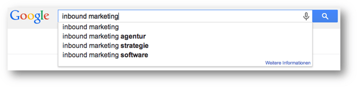 Keyword Recherche mit Google Autocomplete Keyword Recherche mit Google Autocomplete