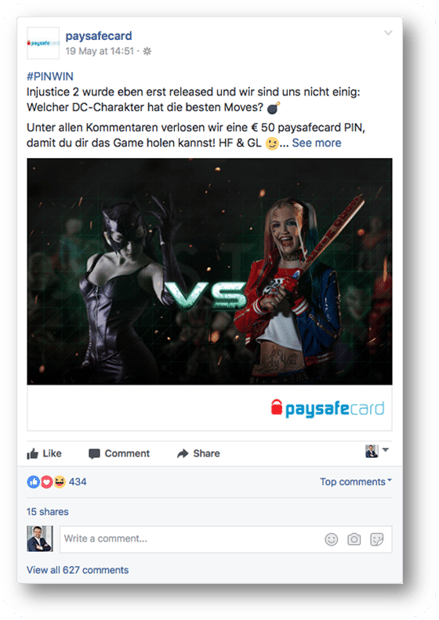 Beispiel für Social-Media-Inhalt Beispiel für Social-Media-Inhalt