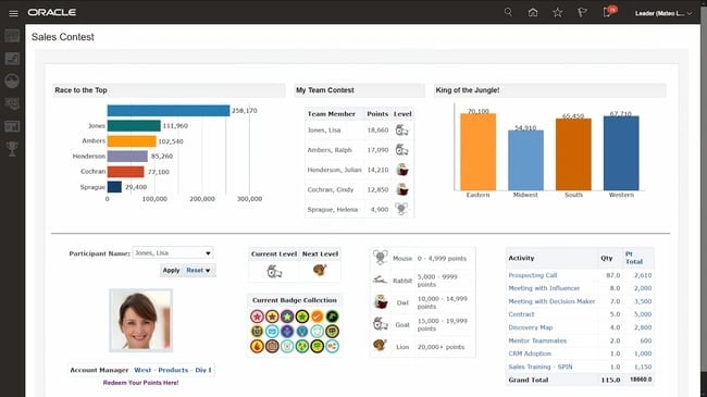 Software für Sales-Performance-Management: Oracle