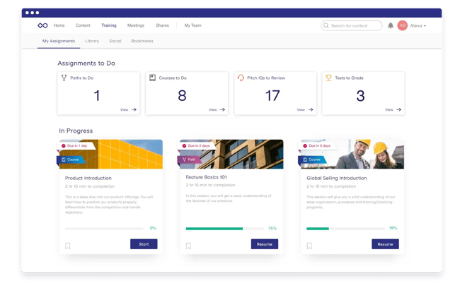Sales-Enablement-Tool von ShowPad