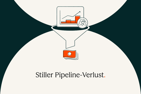 Stiller Pipeline-Verlust: Funnel-Illustration zeigt, wie Leads zwischen Marketing und Vertrieb verloren gehen