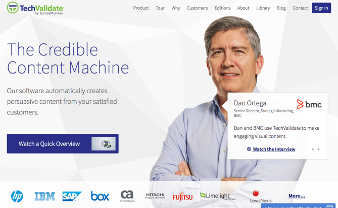 Beispiele von gutem Homepage-Design - TechValidate Beispiele von gutem Homepage-Design - TechValidate