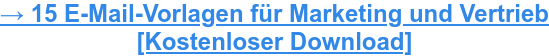 Wir verbringen zu viel Zeit mit E-Mails... Mit diesen kostenlosen E-Mail-Vorlagen für Marketing und Vertrieb bekommen Sie Ihre E-Mails wieder in den Griff!
