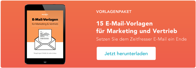 Kostenlose E-Mail-Vorlagen für Marketing & Vertrieb