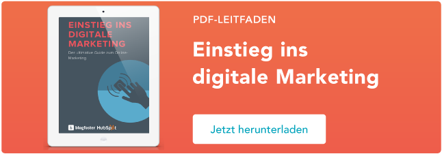 HubSpot – Warum digitales Marketing? – Kostenloses E-Book
