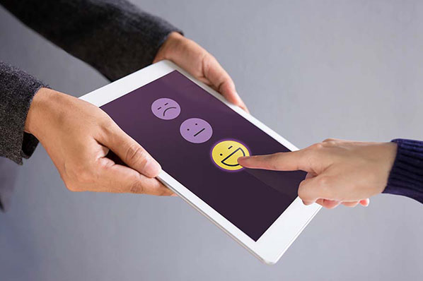 Digital Customer Experience auf Tablet
