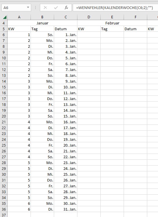 Excel Tabelle Kalender Erstellen Schlüssig Konsequent Bestimmt 