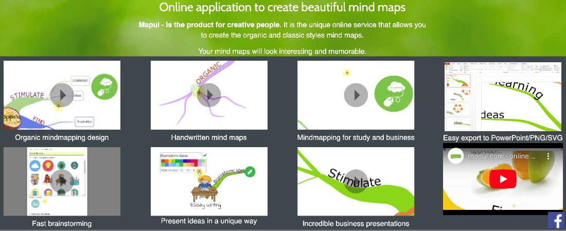 Screenshot von Mindmap-Software mapul